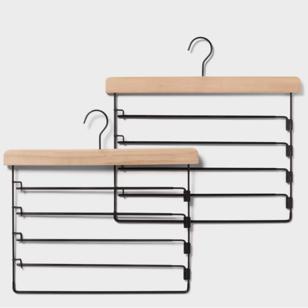 Hardwood & Steel. Adult Clothes Hanger